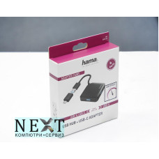 Hama 4-Port USB 3.2 Gen1 Hub with USB-C Adapter Brand New