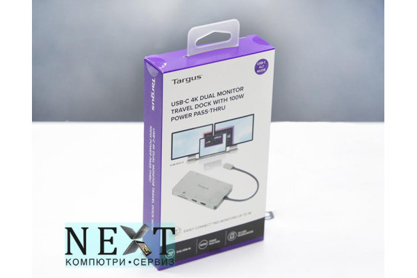 Targus USB-C Dual HDMI 4K Docking Station with 100W PD Pass-Thru DOCK423EU Brand New Targus USB-C Dual HDMI 4K Docking Station with 100W PD Pass-Thru DOCK423EU Brand New