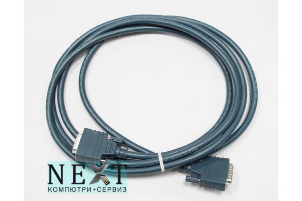 Cisco 60pin LFH to X.21 DB15 DTE Male Cable Brand New - кабели и преходници - 280104637 - nextbg.com
