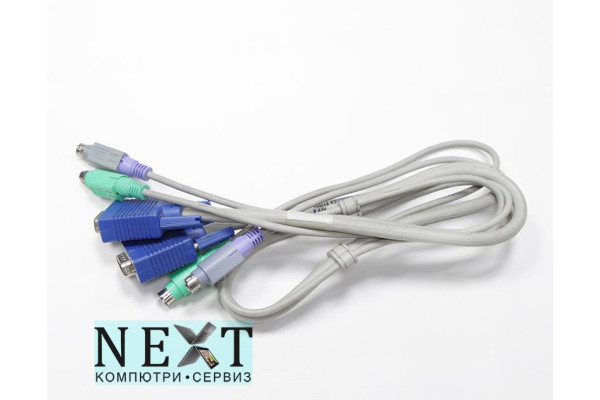 Различни марки KVM VGA with PS/2 Male to VGA with PS/2 Male Cable А клас - кабели и преходници - 280079455 - nextbg.com