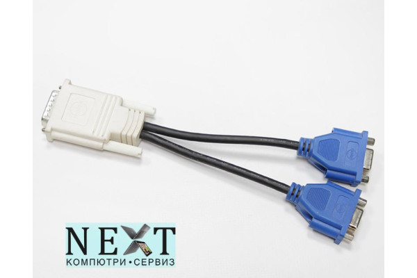 Различни марки DMS-59 to 2xVGA Cable Adapter А клас - кабели и преходници - 280005664 - nextbg.com