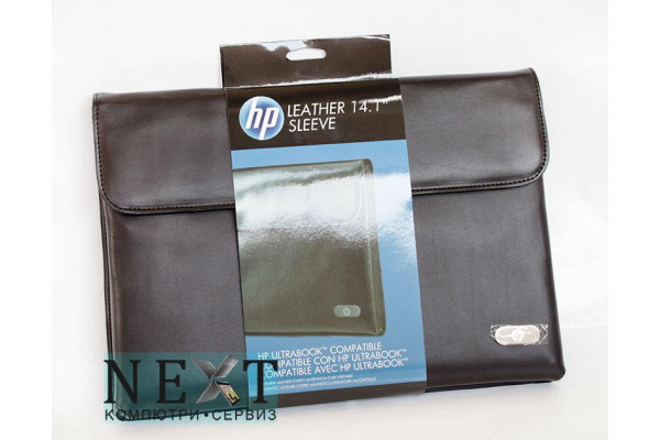 HP Leather Ultra Portable Sleeve Нов - чанти за лаптопи - 280057873 - nextbg.com