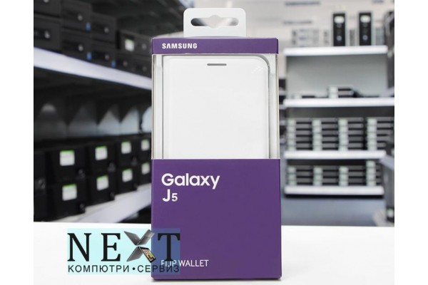 Samsung Galaxy J5 Flip Wallet Cover Нов - Други - 280080677asset - nextbg.com