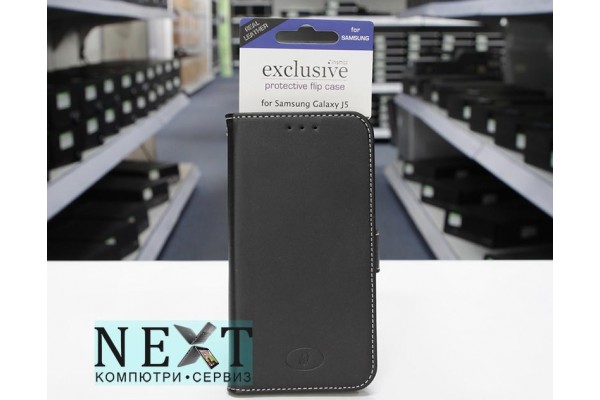 Insmat Samsung Galaxy J5 Flip Case Black Нов - Други - 280082708asset - nextbg.com