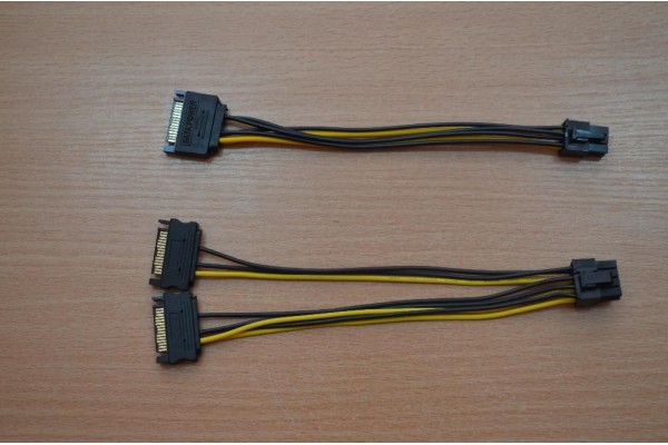 2XSATA към 8-PIN PCI EXPRESS - кабели и преходници - 14404 2XSATA към 8-PIN PCI EXPRESS - кабели и преходници - 14404 - nextbg.com